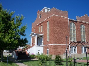 RUMC bldg front & northeast corner, Jun 30, 2009